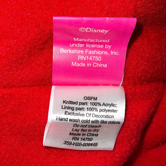 Disney Junior Girl’s Youth Minnie Mouse Beanie and Gloves Set One Size - Picture 10 of 13